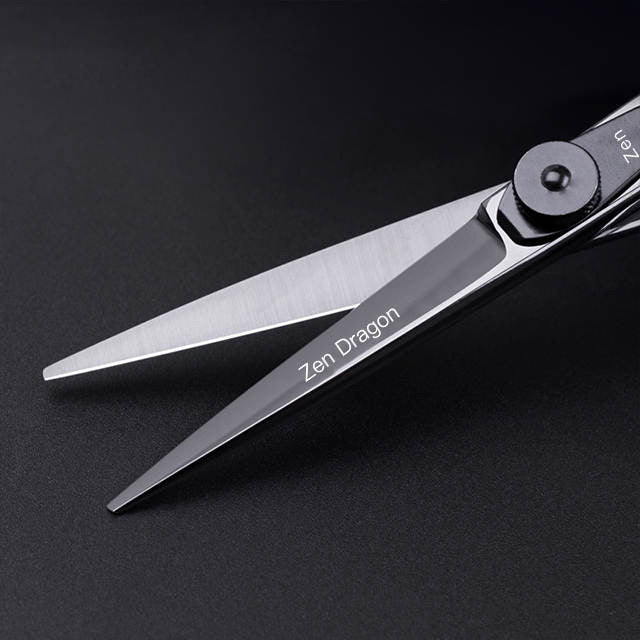 Zen Dragon 6" Matte Black Detail Scissor