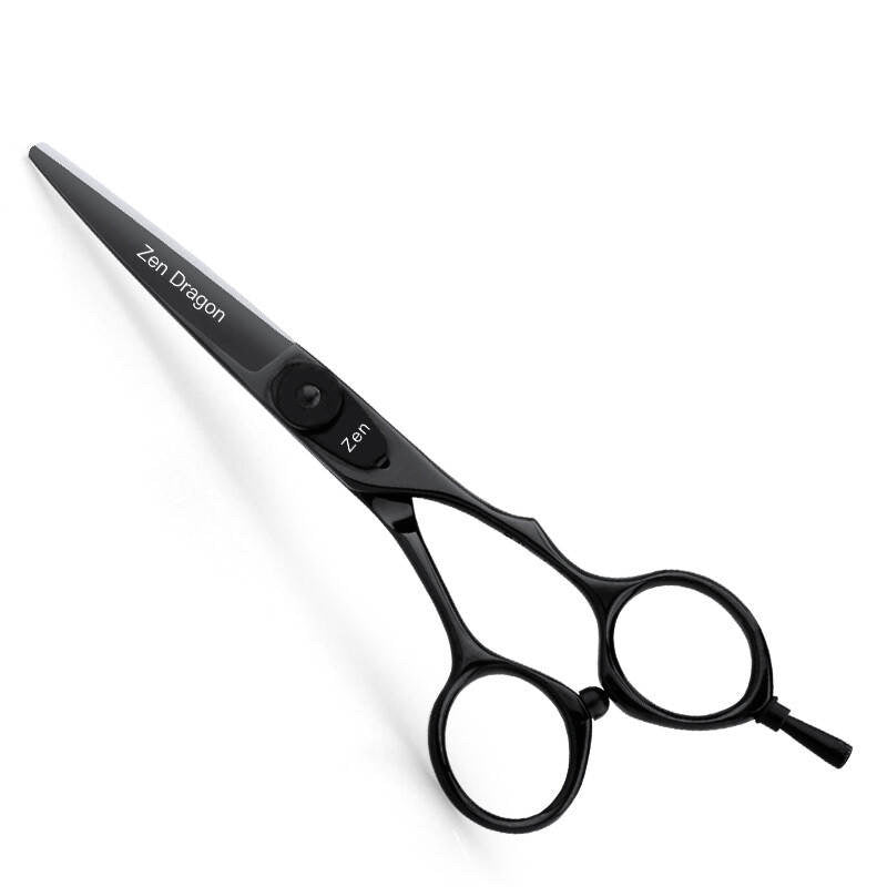 Zen Dragon 6" Matte Black Detail Scissor
