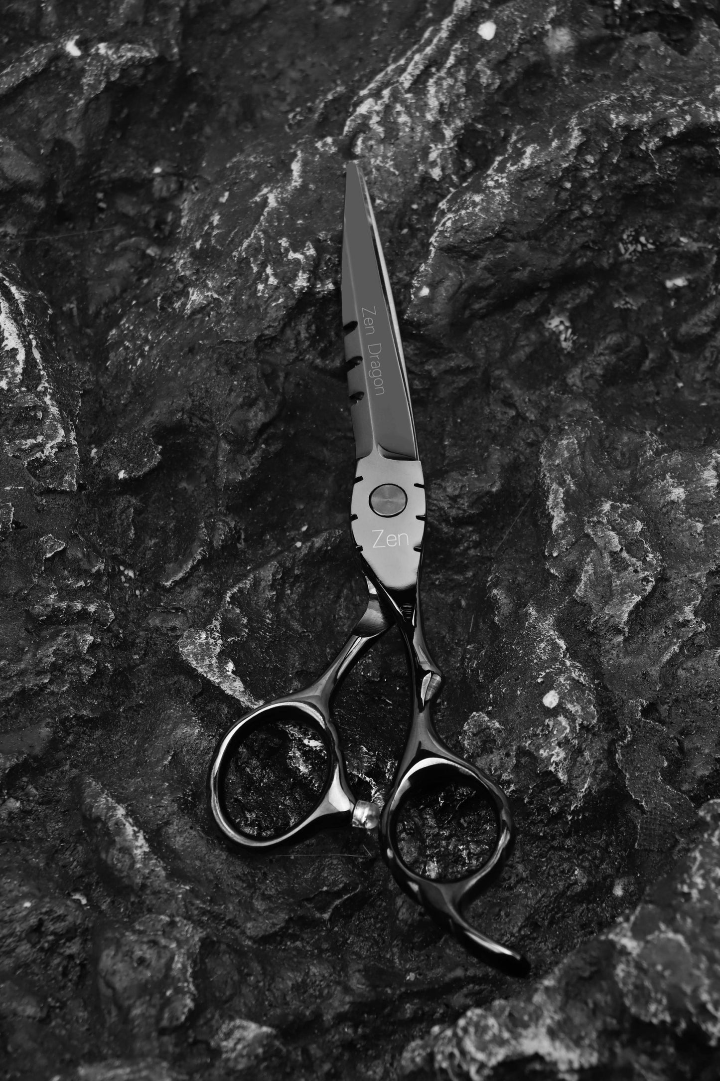 Zen Dragon 6" Dry Cutting Offset Scissor Convex Edge
