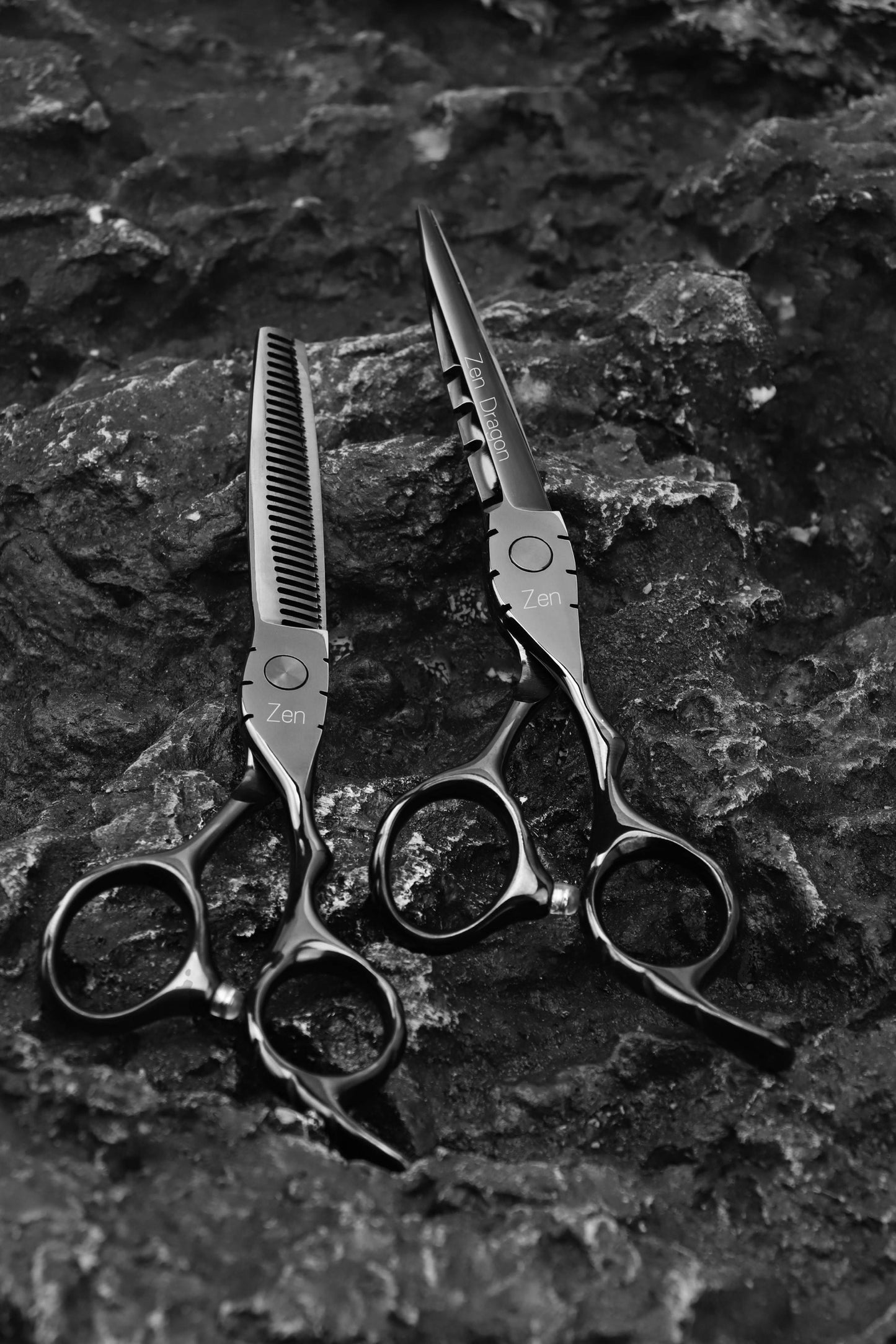 Zen Dragon 6" Dry Cutting & Texturizing Scissor Set