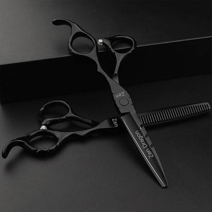 Zen Dragon 6" Dry Cutting & Texturizing Scissor Set