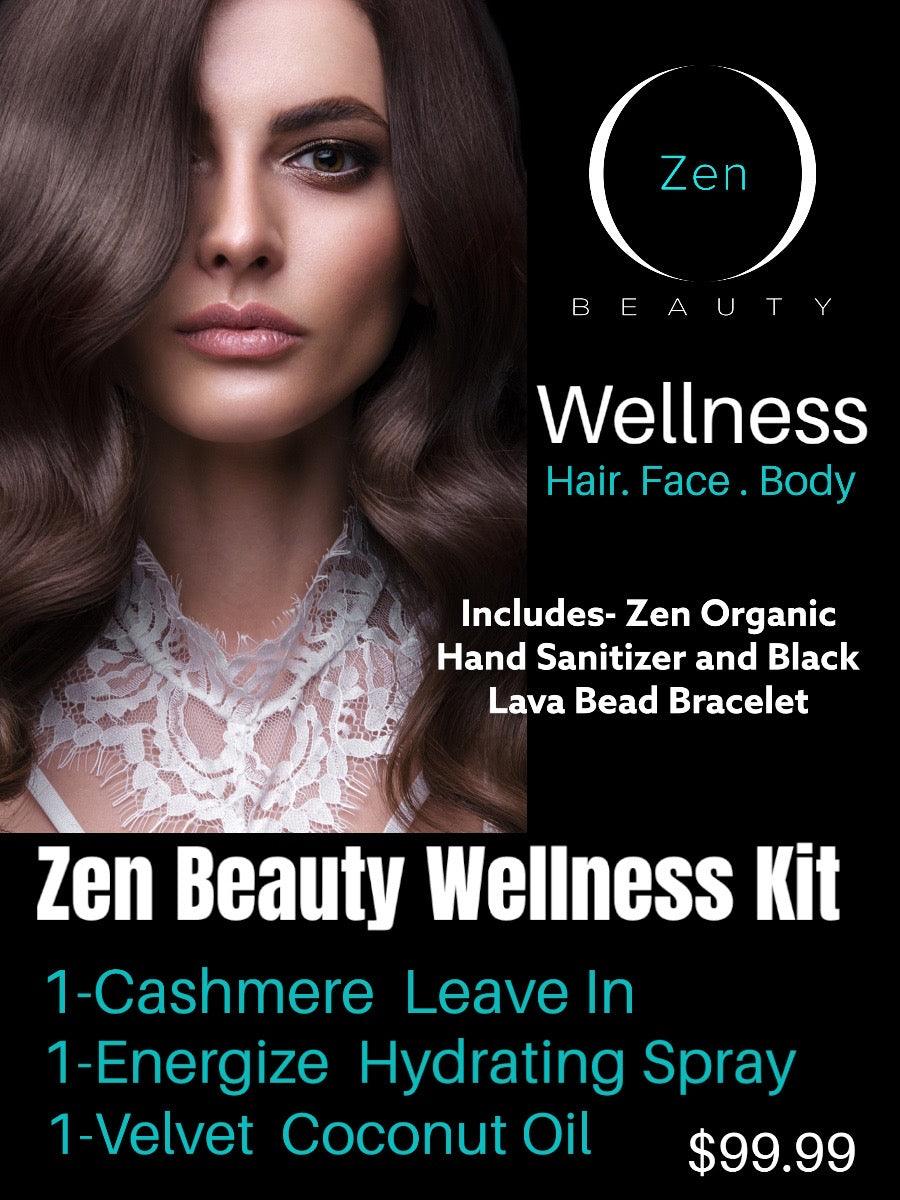 Zen Beauty Wellness Kit: Includes Black Lava Bead Braclet - Zen Beauty