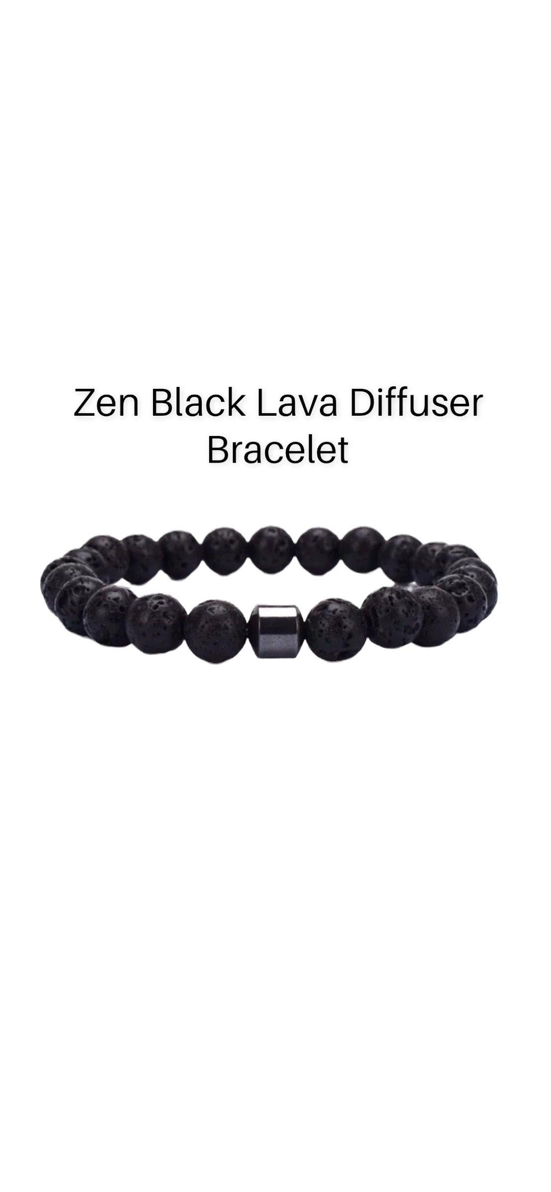 Zen Beauty Wellness Kit: Includes Black Lava Bead Braclet - Zen Beauty