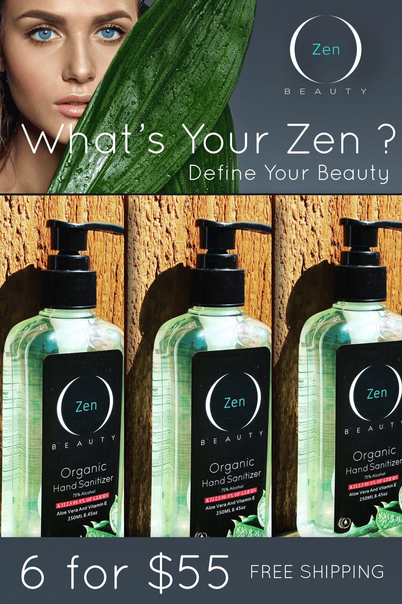 Zen Beauty Organic Hand Sanitizer - Zen Beauty